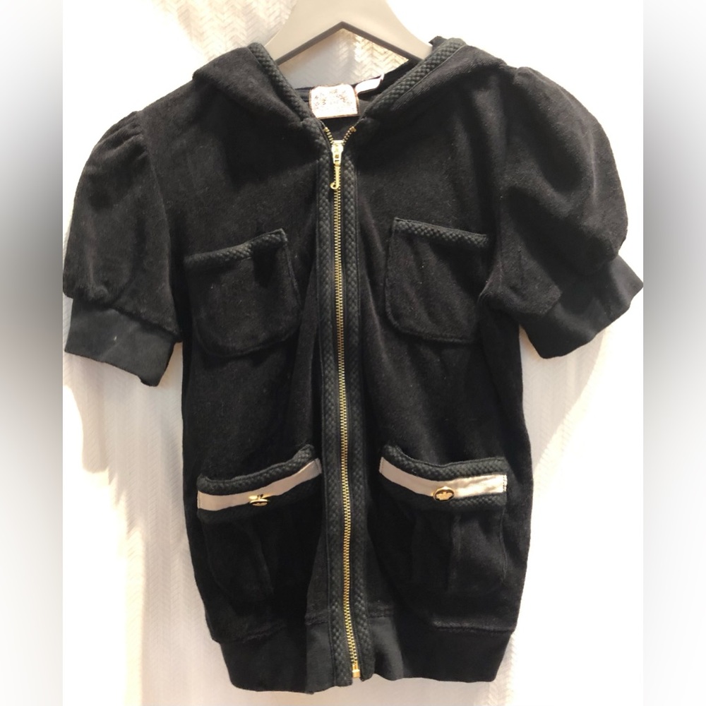 JUICY COUTURE SHORT SLEEVE HOODIE